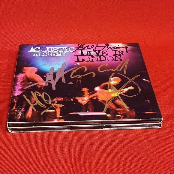 Acoustic Alchemy Live in London 2 Discs CD Signed 2014 - Picture 3 of 11